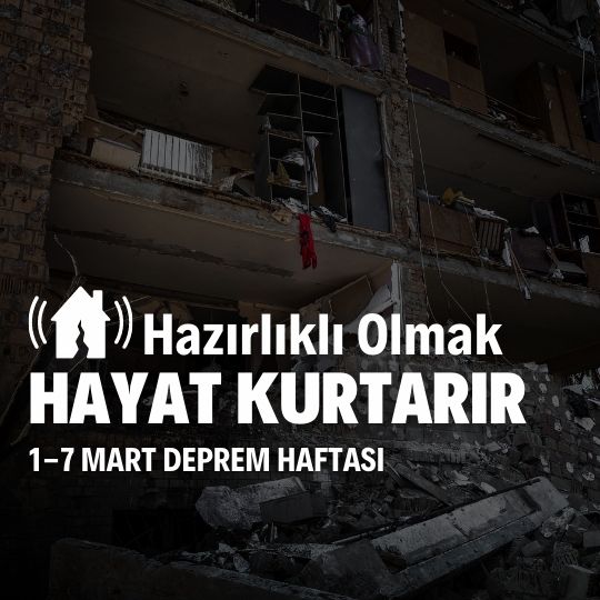 Türkiye, deprem riski yüksek bir ülkedir.